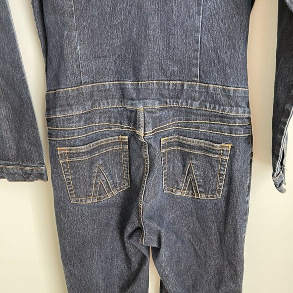 Vintage FUBU Collection Streetwear Women's Denim Jump Suit One Piece - Picture 4 of 9